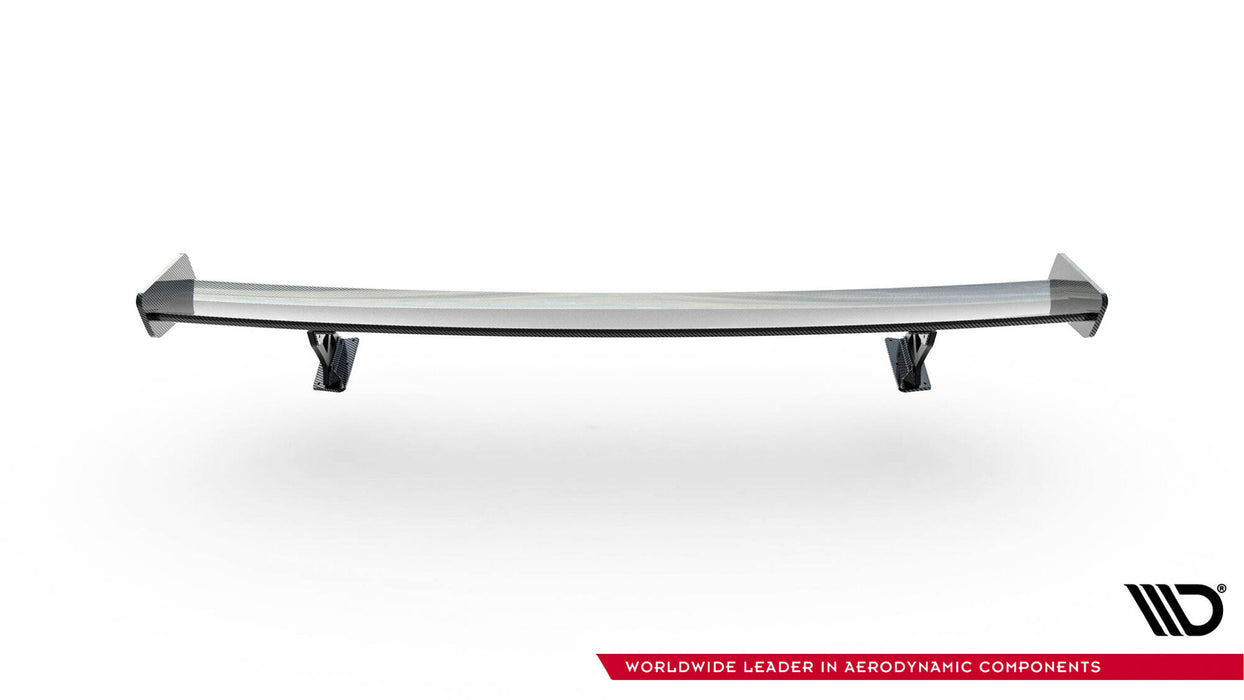 Maxton Design Carbon Spoiler With External Brackets Uprights Audi A3 / A3 S-Line / S3 / RS3 Sedan 8V / 8V Facelift