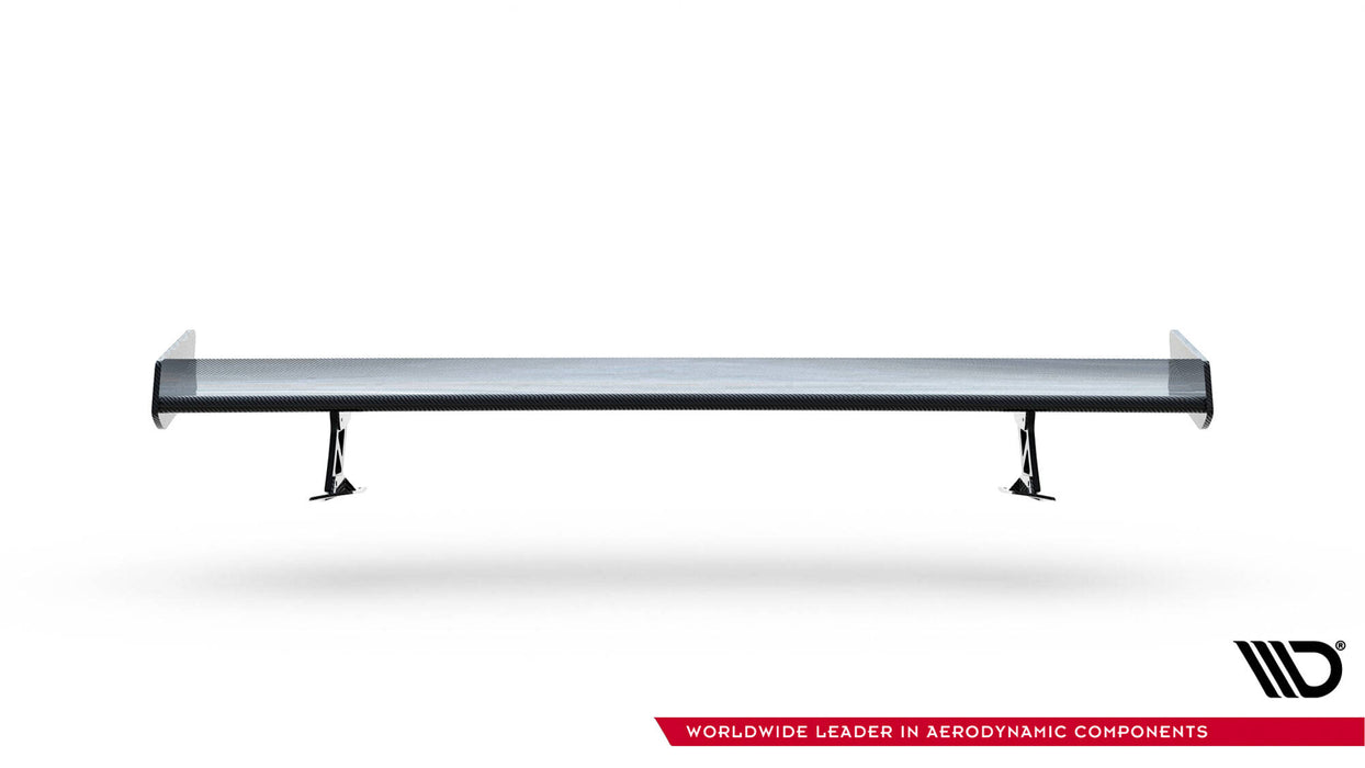 Maxton Design Carbon Spoiler With External Brackets Uprights Audi A3 / A3 S-Line / S3 / RS3 Sedan 8V / 8V Facelift
