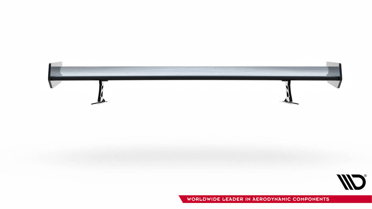Maxton Design Carbon Spoiler With External Brackets Uprights Audi A5 Coupe 8T