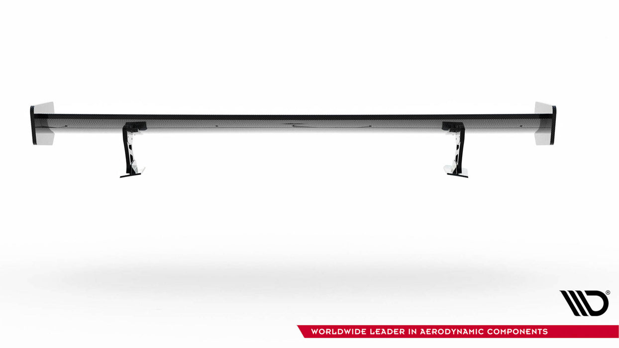 Maxton Design Carbon Spoiler With External Brackets Uprights Audi A5 Coupe 8T
