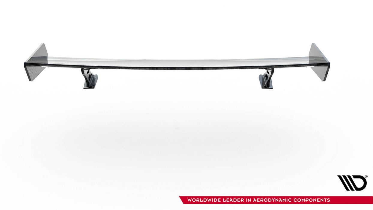 Maxton Design Carbon Spoiler With External Brackets Uprights Audi A5 Coupe 8T