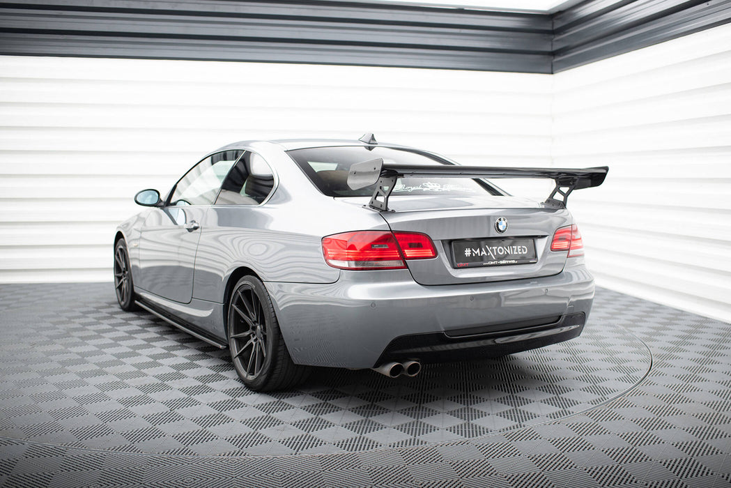 Maxton Design Carbon Spoiler With External Brackets Uprights BMW 3 / M3 Coupe E92