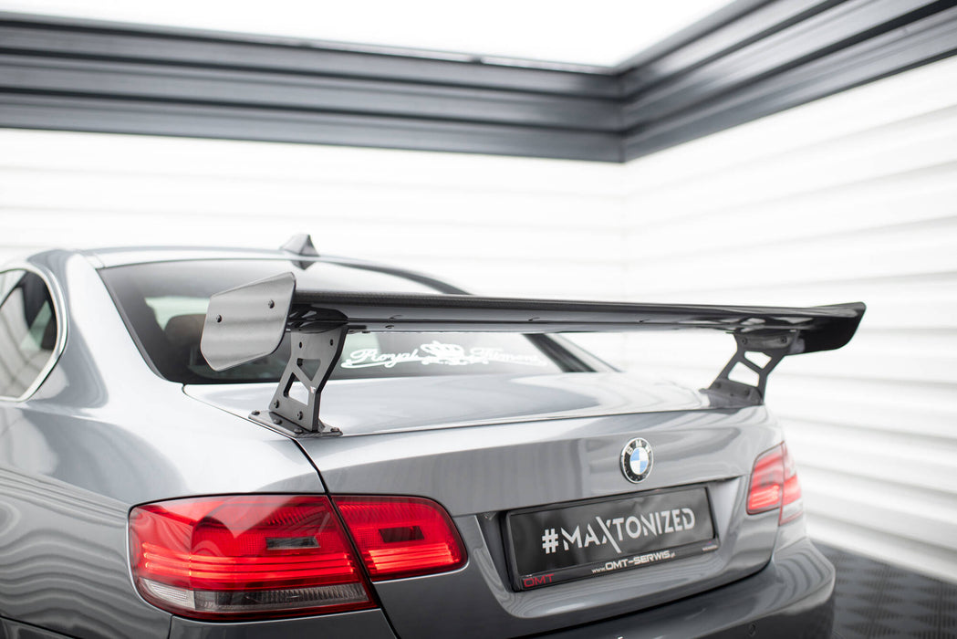 Maxton Design Carbon Spoiler With External Brackets Uprights BMW 3 / M3 Coupe E92
