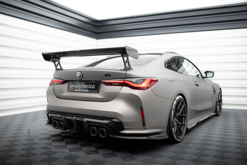 Maxton Design Carbon Spoiler With External Brackets Uprights BMW M4 G82 / G82 Facelift / M440i / 4 M-Pack G22 / G22 Facelift