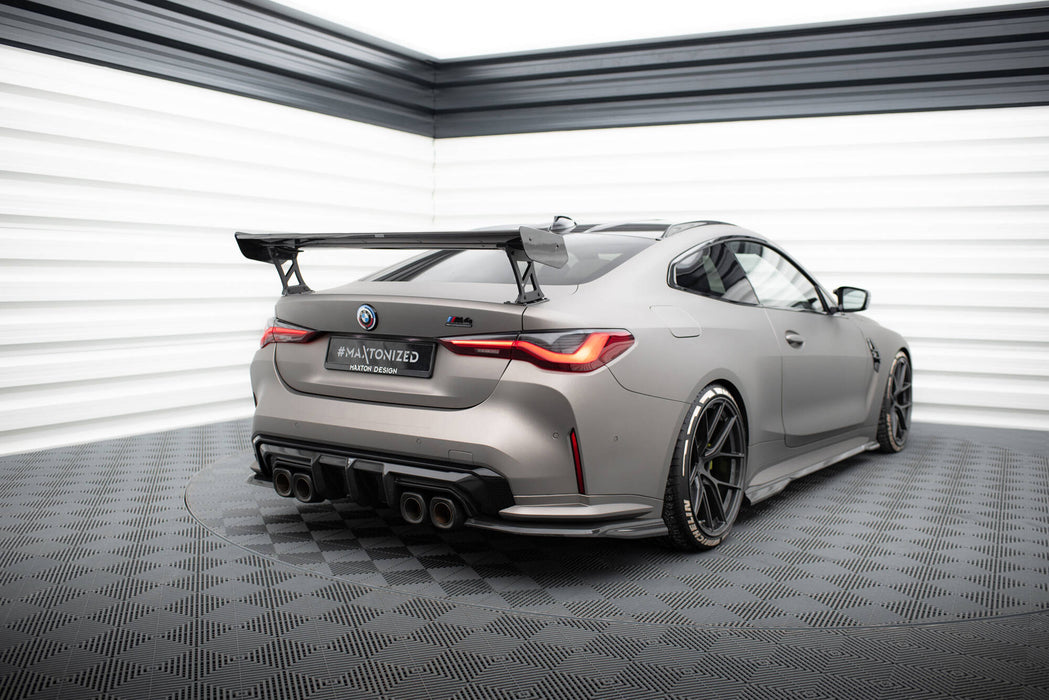 Maxton Design Carbon Spoiler With External Brackets Uprights BMW M4 G82 / G82 Facelift / M440i / 4 M-Pack G22 / G22 Facelift