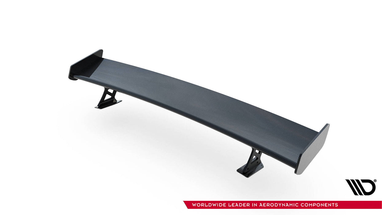 Maxton Design Carbon Spoiler With External Brackets Uprights + LED Audi A3 / A3 S-Line / S3 / RS3 Sedan 8V / 8V Facelift
