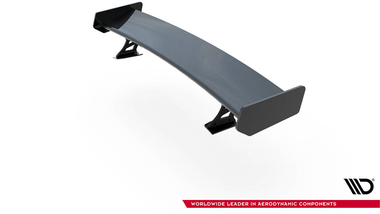 Maxton Design Carbon Spoiler With External Brackets Uprights + LED Audi A5 Coupe 8T