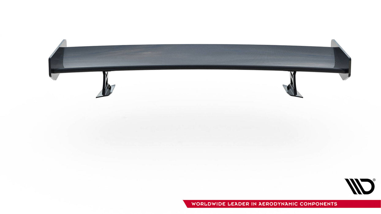 Maxton Design Carbon Spoiler With External Brackets Uprights + LED Audi A5 Coupe 8T