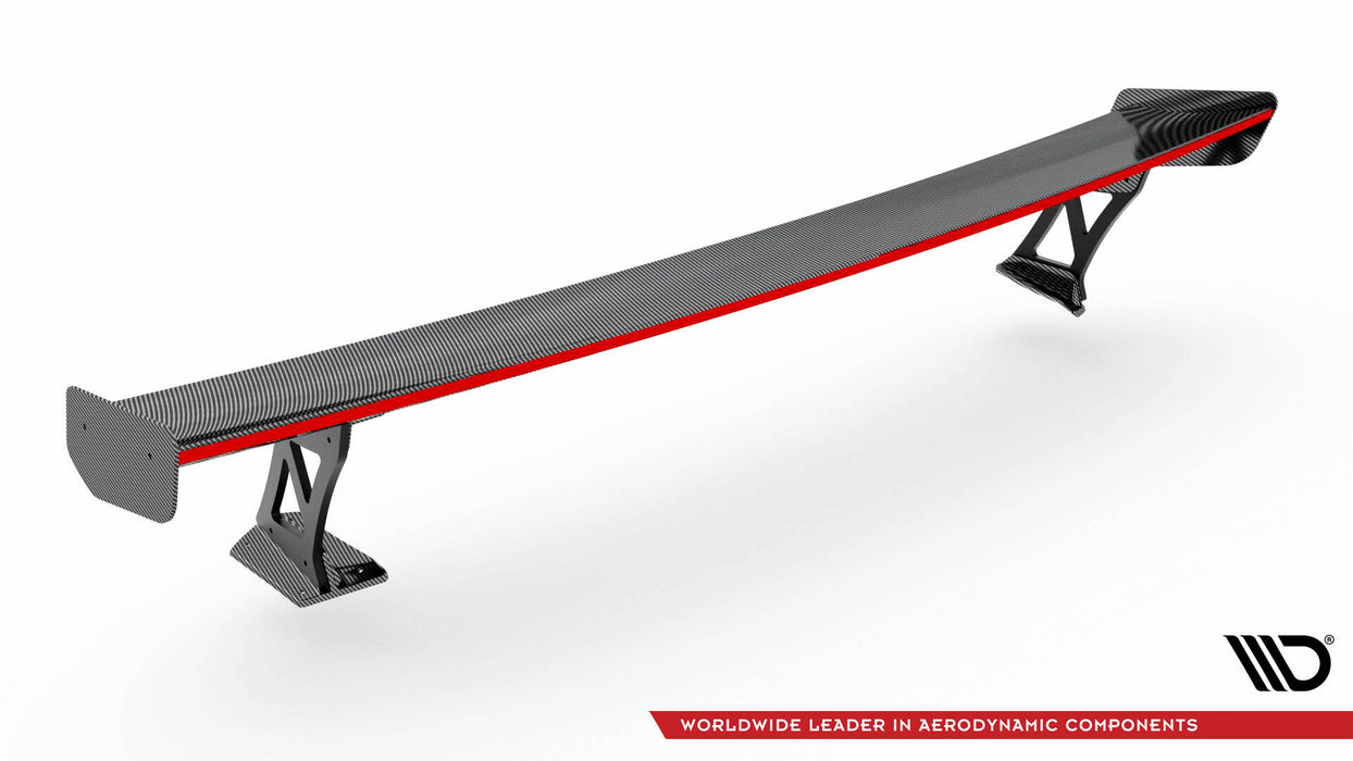 Maxton Design Carbon Spoiler With External Brackets Uprights + LED BMW M3 G80 / M340i G20 / 3 M-Pack G20 / 3 Standard G20