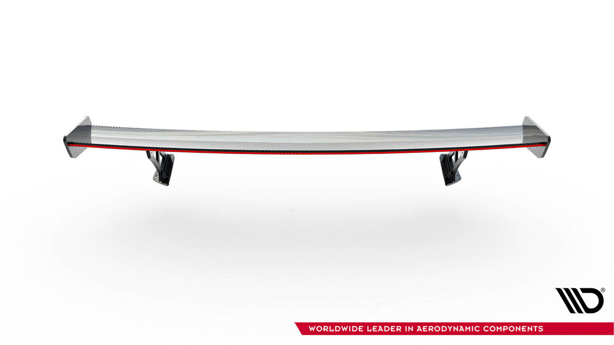 Maxton Design Carbon Spoiler With External Brackets Uprights + LED Toyota GR86 / Subaru BRZ Mk2