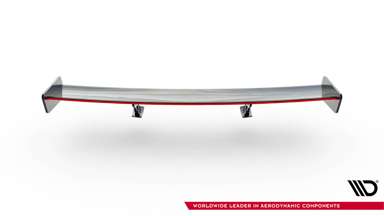 Maxton Design Carbon Spoiler With External Brackets Uprights + LED Toyota Supra Mk5