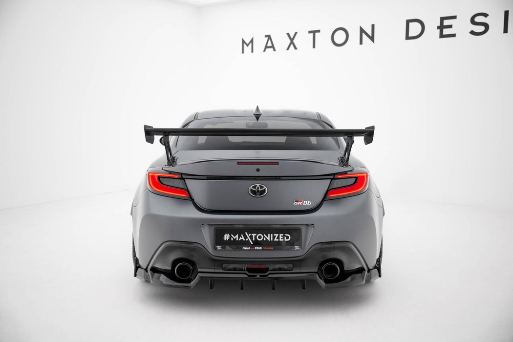 Maxton Design Carbon Spoiler With External Brackets Uprights Toyota GR86 / Subaru BRZ Mk2