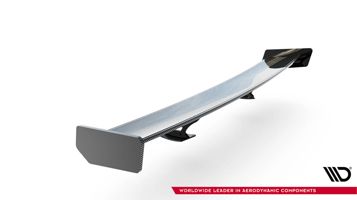 Maxton Design Carbon Spoiler With External Brackets Uprights Toyota Supra Mk5