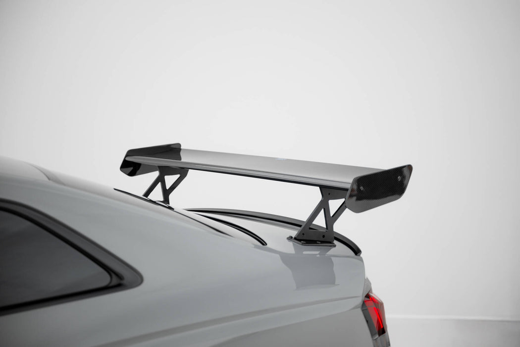 Maxton Design Carbon Spoiler With External Brackets Uprights V.1 Audi A5 / A5 S-Line / S5 / RS5 Coupe F5 / F5 Facelift