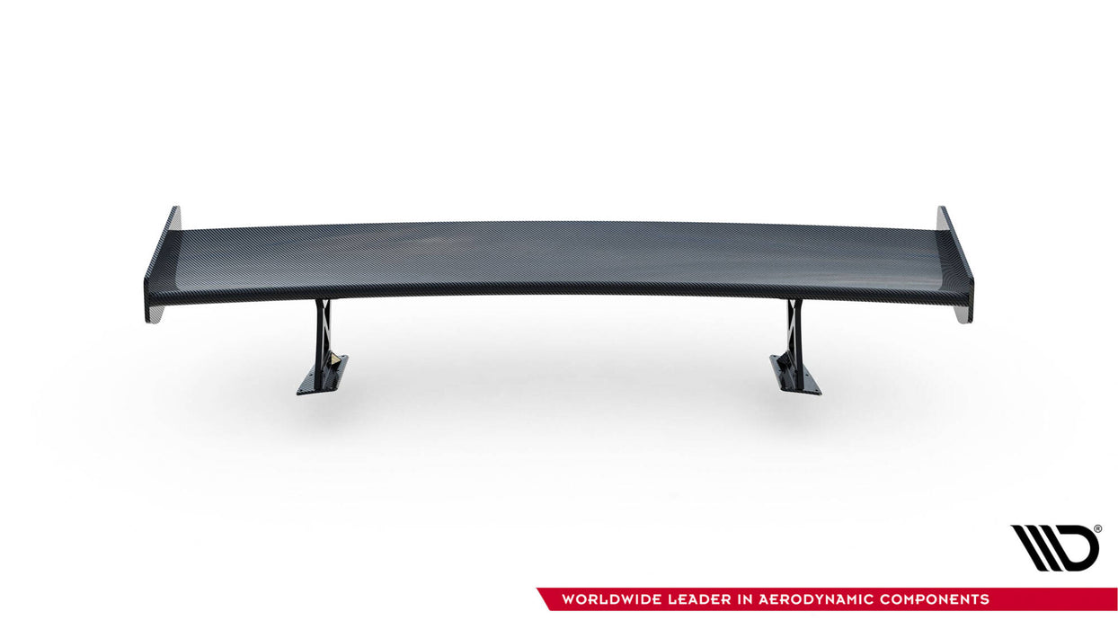 Maxton Design Carbon Spoiler With External Brackets Uprights V.1 + LED Audi A5 / A5 S-Line / S5 / RS5 Coupe F5 / F5 Facelift