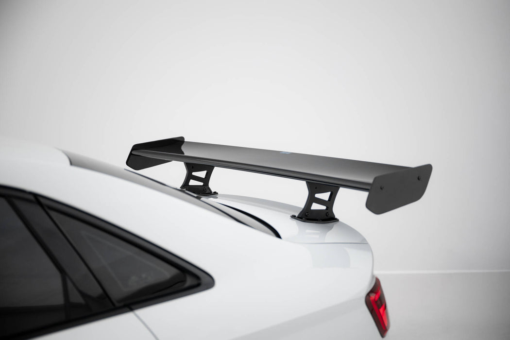 Maxton Design Carbon Spoiler With Internal Brackets Uprights Audi A3 / A3 S-Line / S3 / RS3 Sedan 8V / 8V Facelift