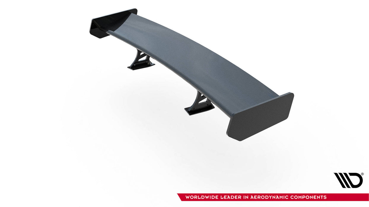 Maxton Design Carbon Spoiler With Internal Brackets Uprights Audi A5 Coupe 8T