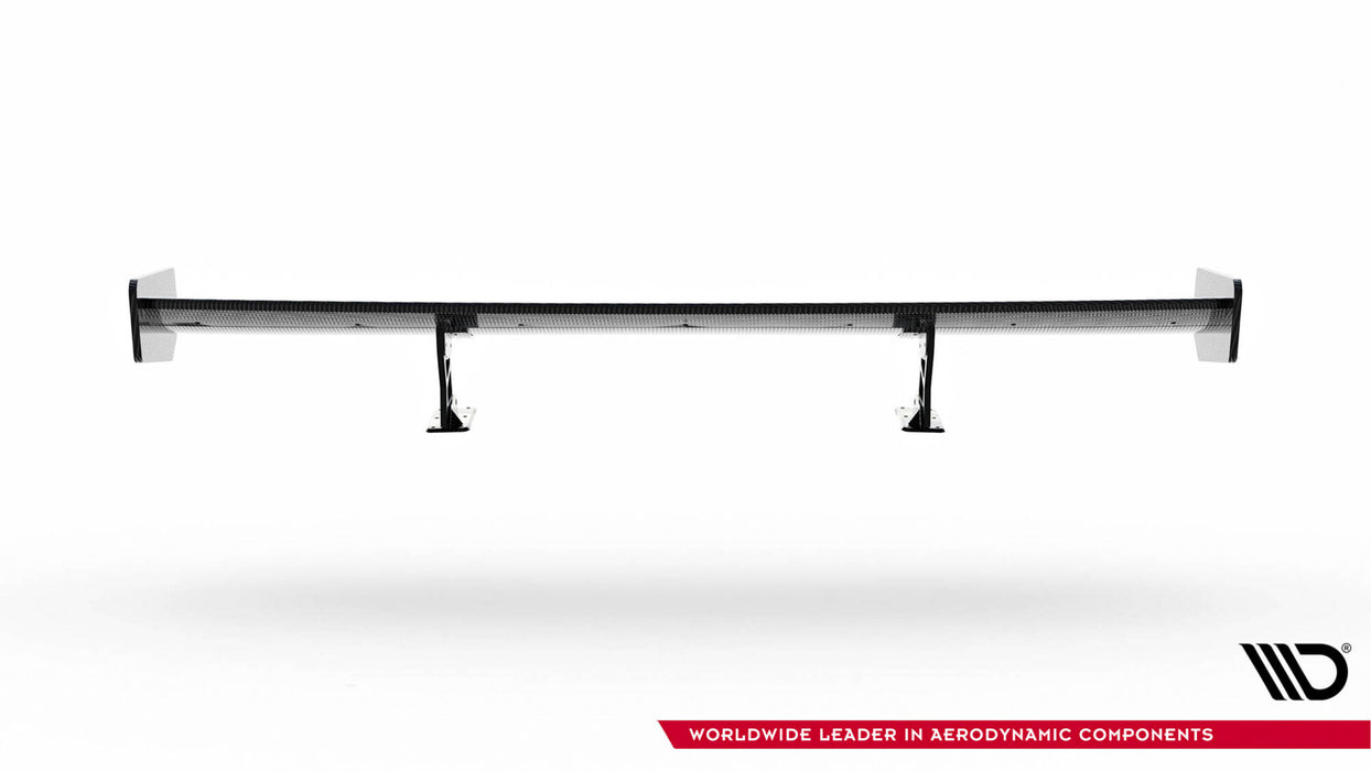 Maxton Design Carbon Spoiler With Internal Brackets Uprights BMW 3 Coupe E46