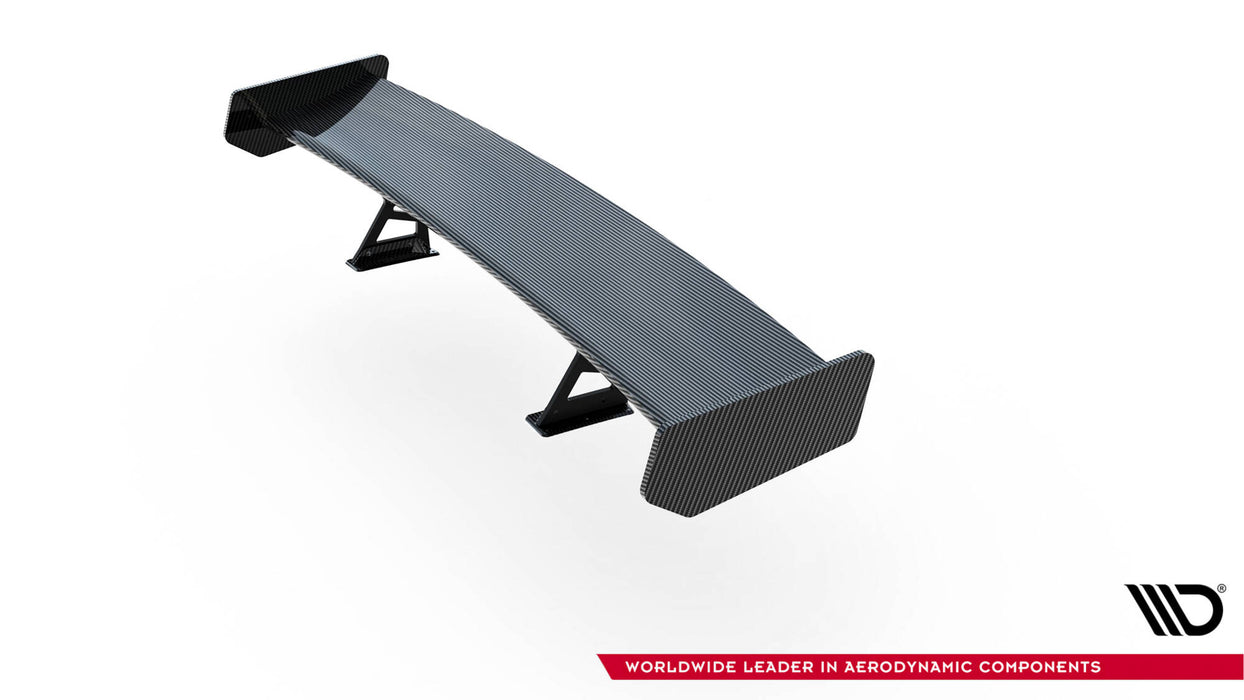 Maxton Design Carbon Spoiler With Internal Brackets Uprights BMW 3 Coupe E46