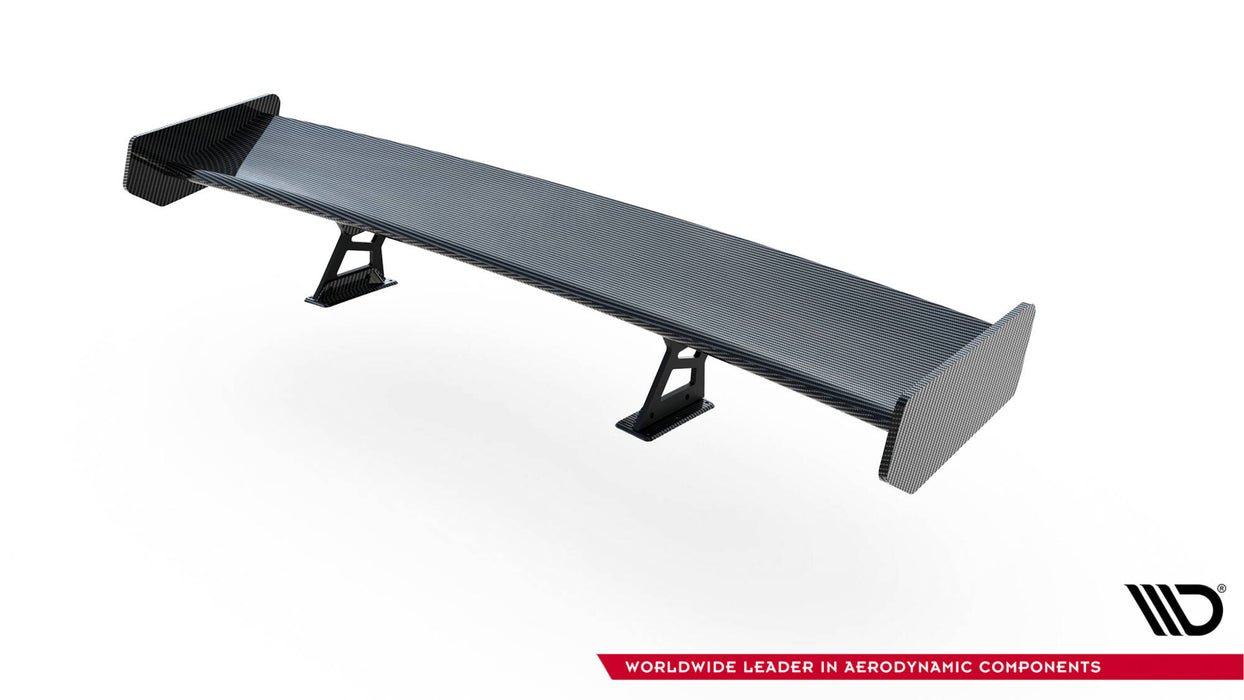 Maxton Design Carbon Spoiler With Internal Brackets Uprights BMW 3 Coupe E46