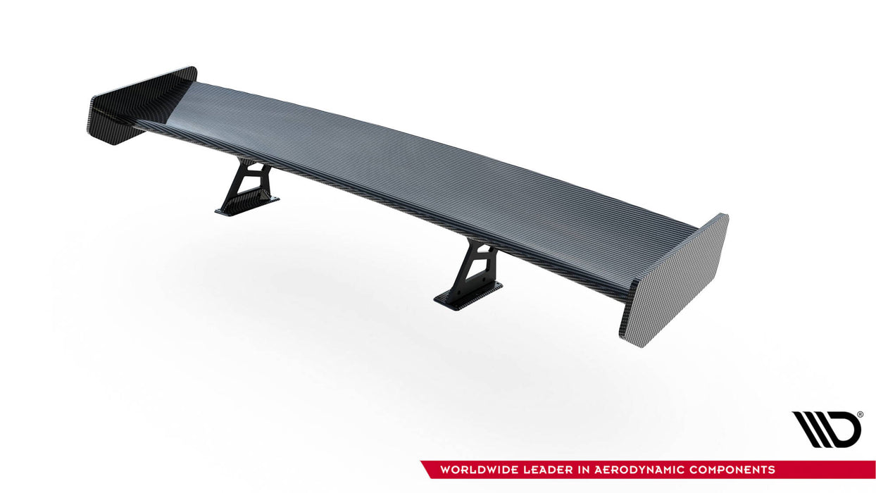 Maxton Design Carbon Spoiler With Internal Brackets Uprights BMW 3 Coupe E46