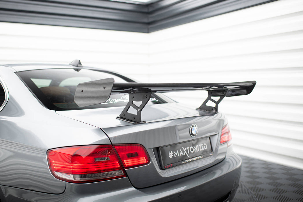 Maxton Design Carbon Spoiler With Internal Brackets Uprights BMW 3 / M3 Coupe E92