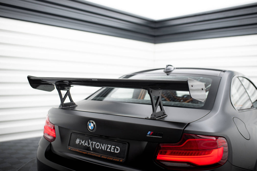 Maxton Design Carbon Spoiler With Internal Brackets Uprights BMW M2 F87 / 2 / 2 M-Pack F22
