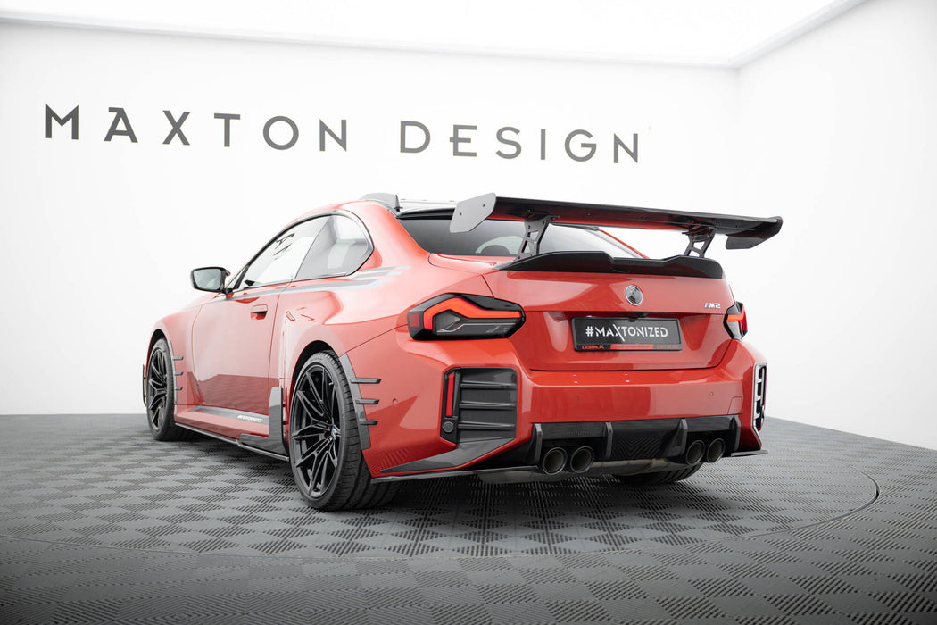 Maxton Design Carbon Spoiler With Internal Brackets Uprights BMW M2 G87