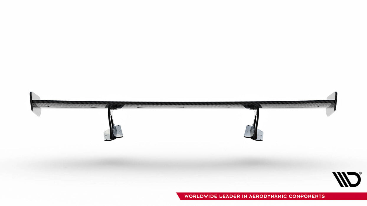 Maxton Design Carbon Spoiler With Internal Brackets Uprights Chevrolet Corvette Stingray / Grand Sport C7