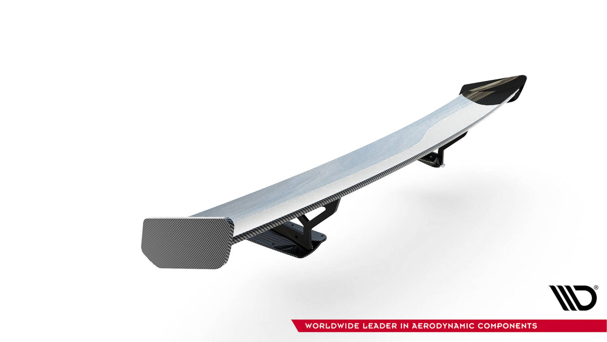 Maxton Design Carbon Spoiler With Internal Brackets Uprights Chevrolet Corvette Stingray / Grand Sport C7