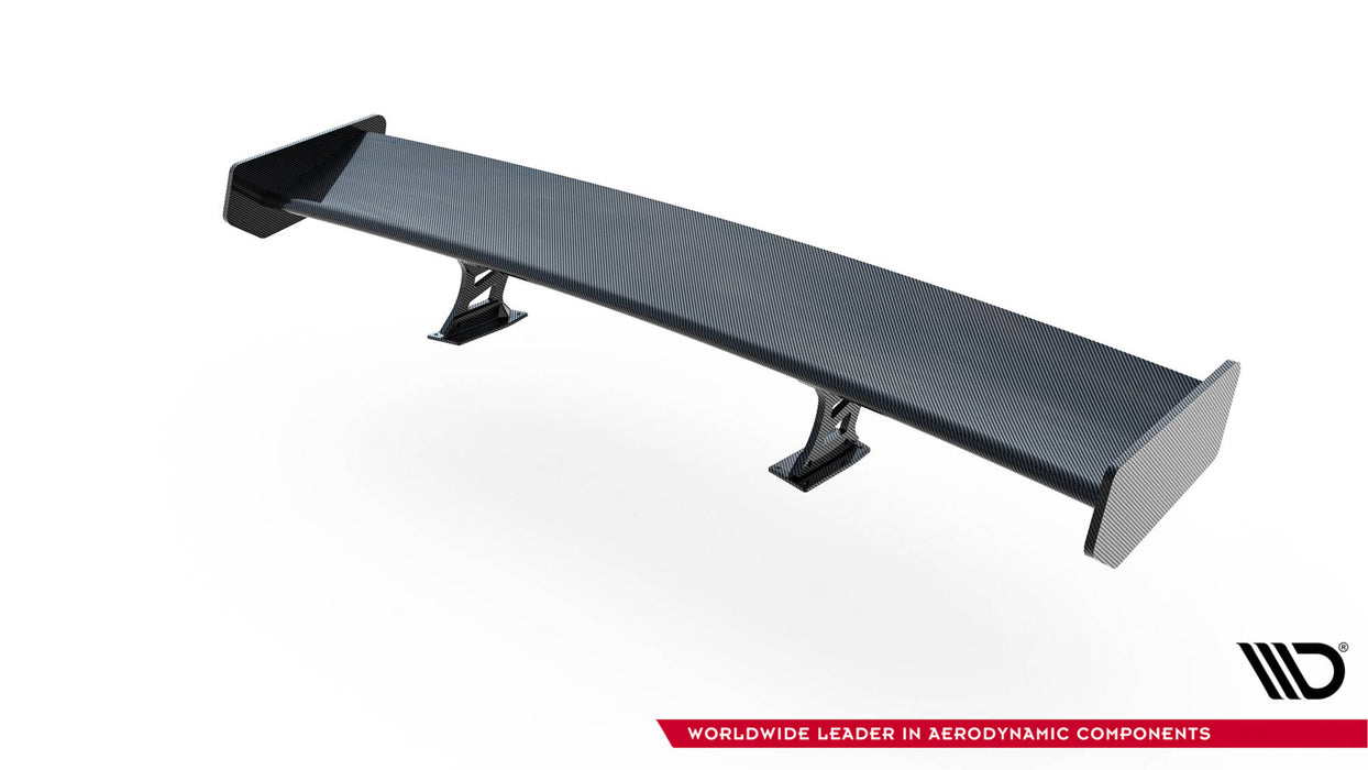 Maxton Design Carbon Spoiler With Internal Brackets Uprights + LED Audi A5 Coupe 8T