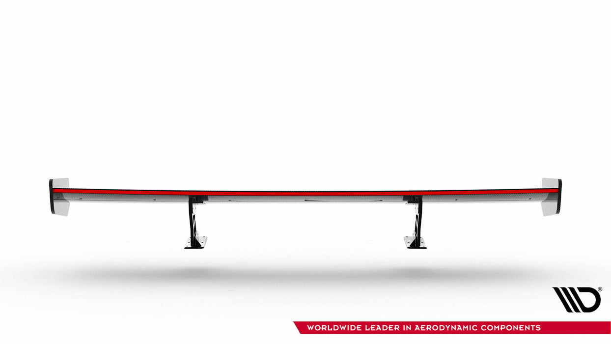 Maxton Design Carbon Spoiler With Internal Brackets Uprights + LED BMW 3 / M3 Coupe E92