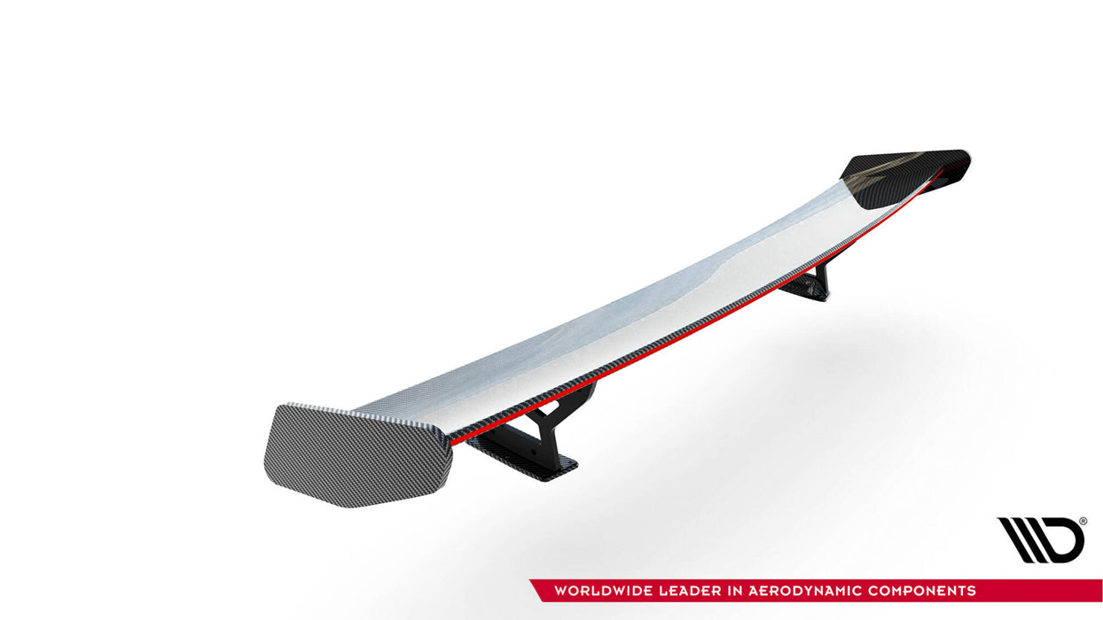 Maxton Design Carbon Spoiler With Internal Brackets Uprights + LED BMW 5 / M5 Sedan G30 / F90