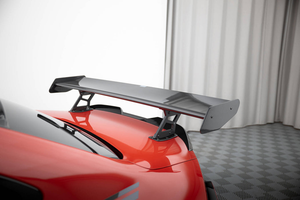 Maxton Design Carbon Spoiler With Internal Brackets Uprights + LED BMW M2 G87