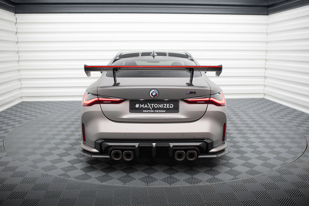 Maxton Design Carbon Spoiler With Internal Brackets Uprights + LED BMW M4 G82 / G82 Facelift / M440i / 4 M-Pack G22 / G22 Facelift