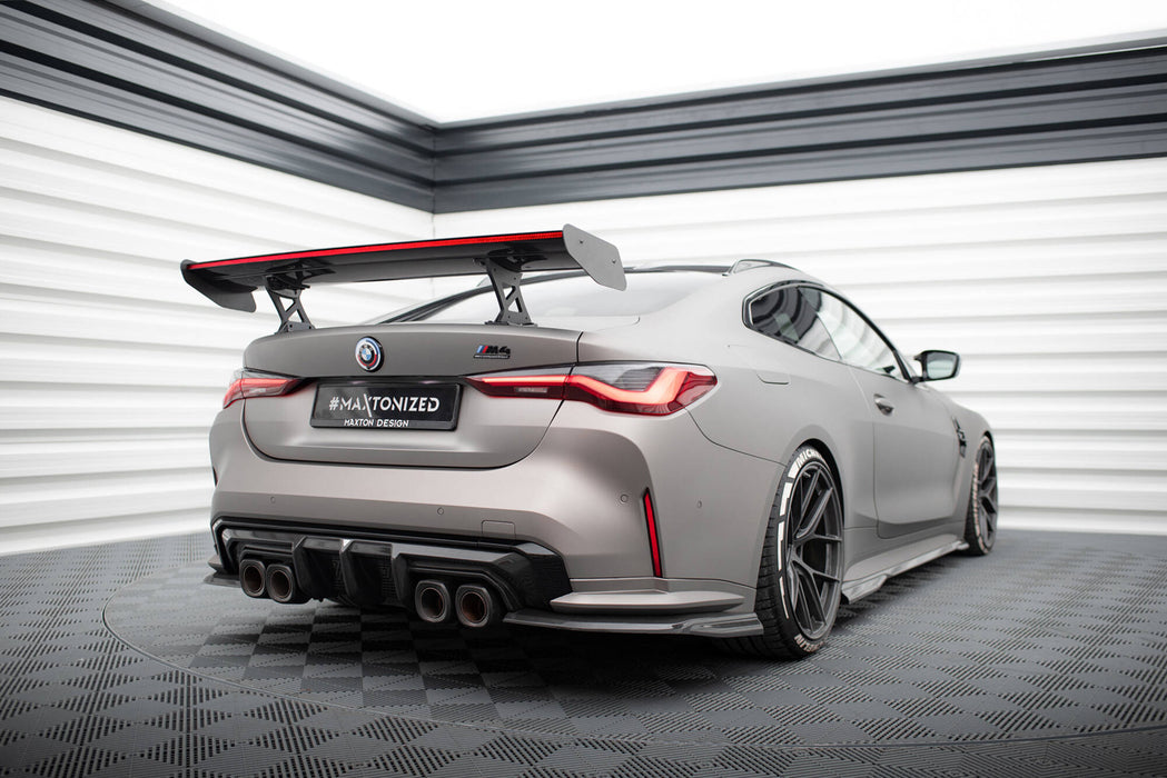 Maxton Design Carbon Spoiler With Internal Brackets Uprights + LED BMW M4 G82 / G82 Facelift / M440i / 4 M-Pack G22 / G22 Facelift