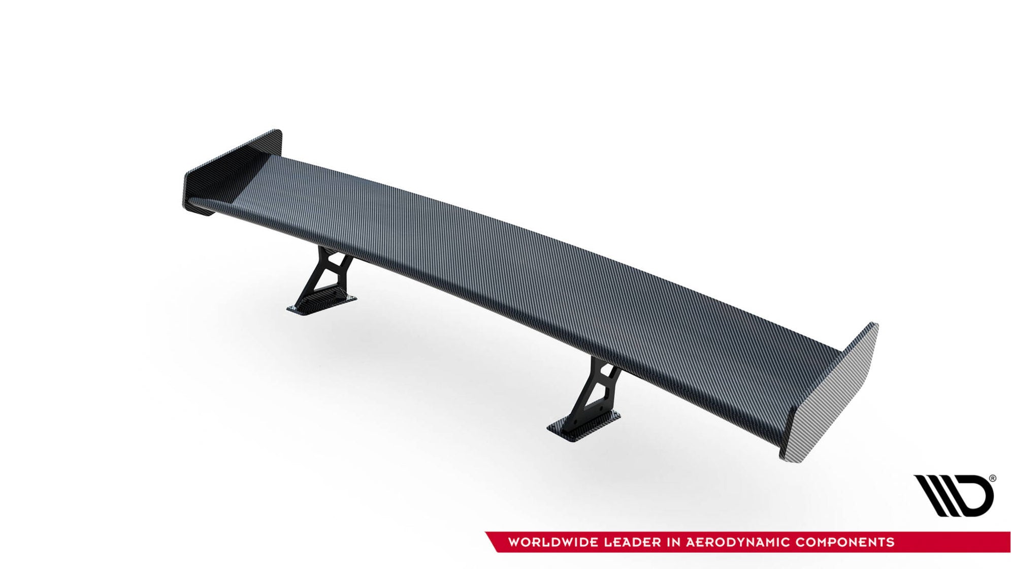 Maxton Design Carbon Spoiler With Internal Brackets Uprights + LED Hon ...