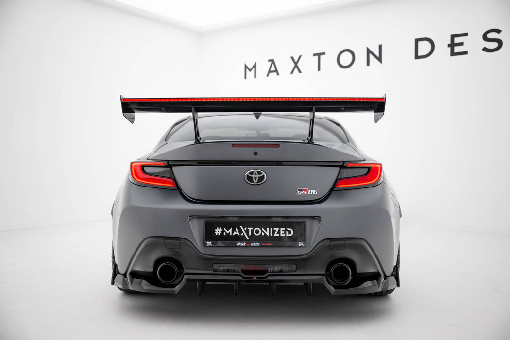 Maxton Design Carbon Spoiler With Internal Brackets Uprights + LED Toyota GR86 / Subaru BRZ Mk2