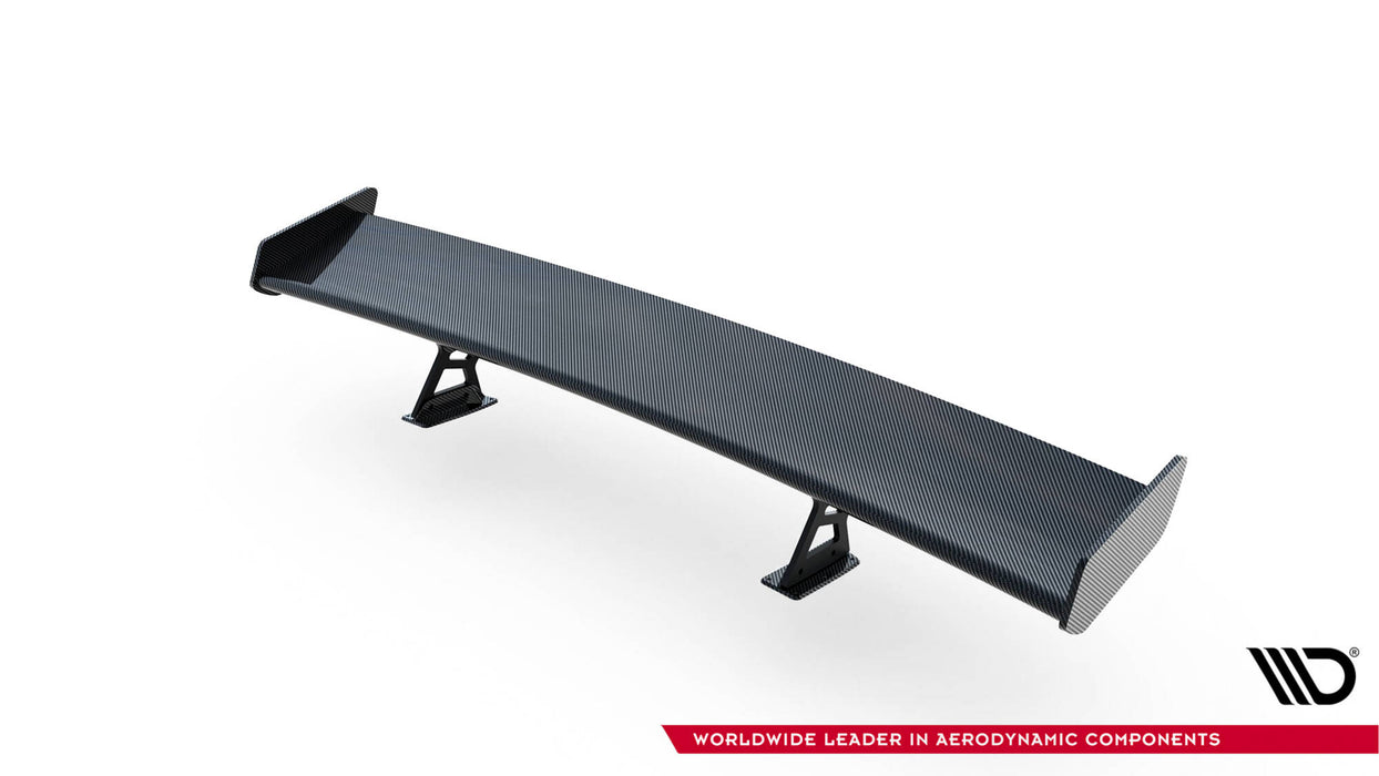 Maxton Design Carbon Spoiler With Internal Brackets Uprights + LED Volkswagen Jetta GLI Mk7