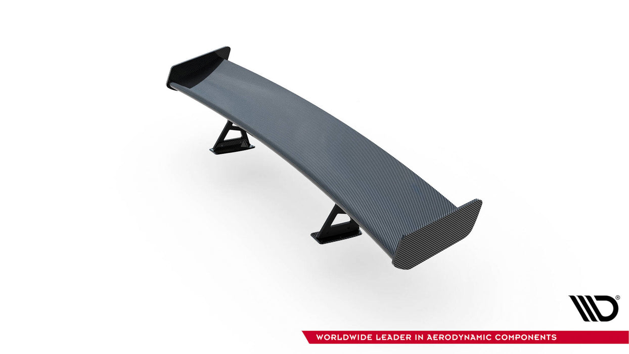 Maxton Design Carbon Spoiler With Internal Brackets Uprights + LED Volkswagen Jetta GLI Mk7