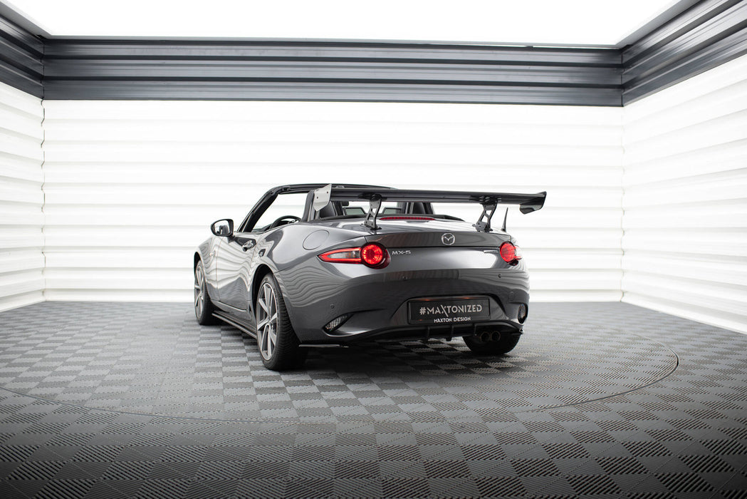 Maxton Design Carbon Spoiler With Internal Brackets Uprights Mazda MX-5 ND (Mk4)