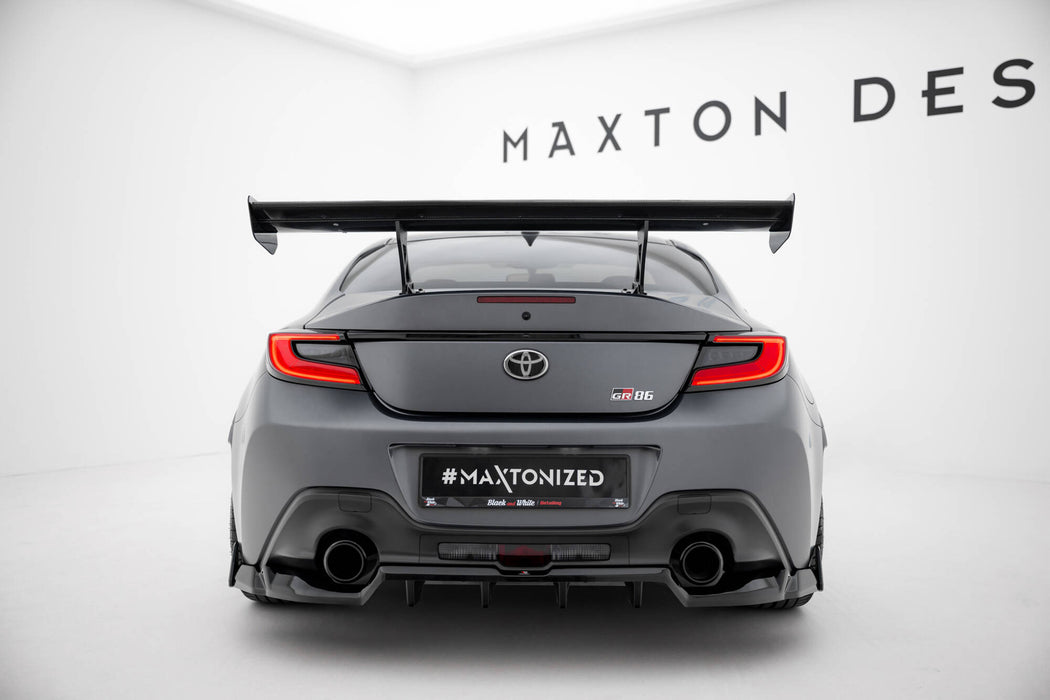 Maxton Design Carbon Spoiler With Internal Brackets Uprights Toyota GR86 / Subaru BRZ Mk2