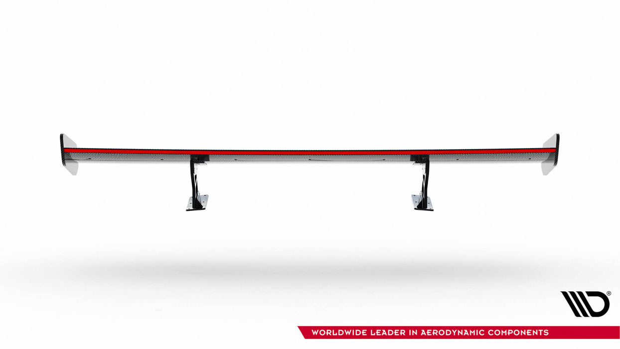 Maxton Design Carbon Spoiler With Internal Brackets Uprights V.1 + LED BMW 1 M E82