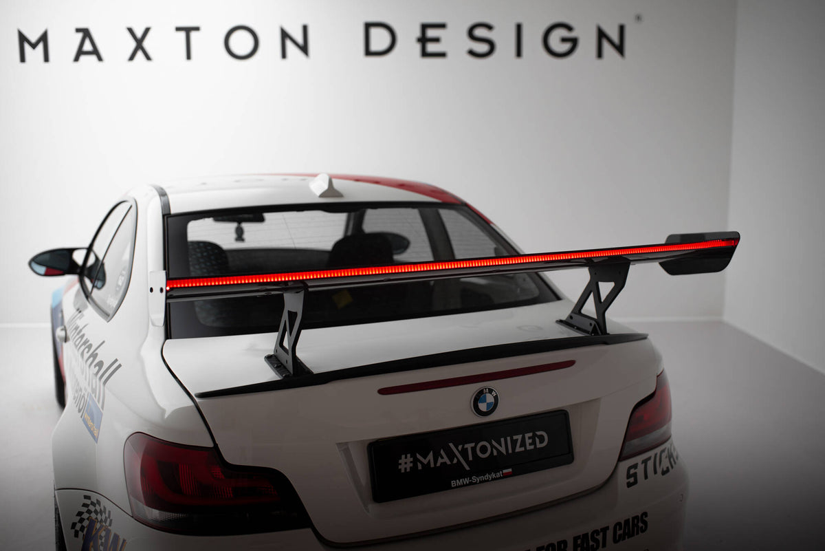 Maxton Design Carbon Spoiler With Internal Brackets Uprights V.1 + LED ...