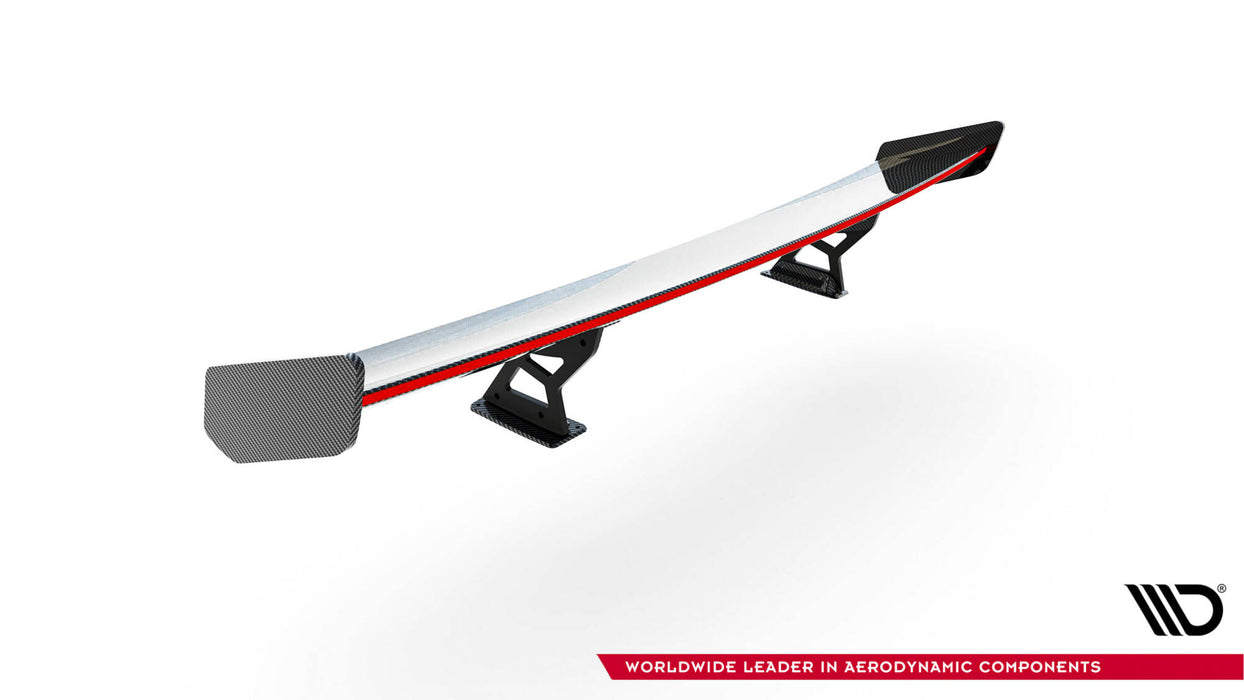 Maxton Design Carbon Spoiler With Internal Brackets Uprights V.1 + LED BMW 1 M E82