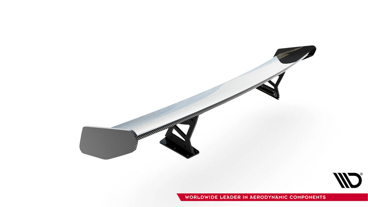 Maxton Design Carbon Spoiler With Internal Brackets Uprights V.1 Porsche 718 Cayman  982c