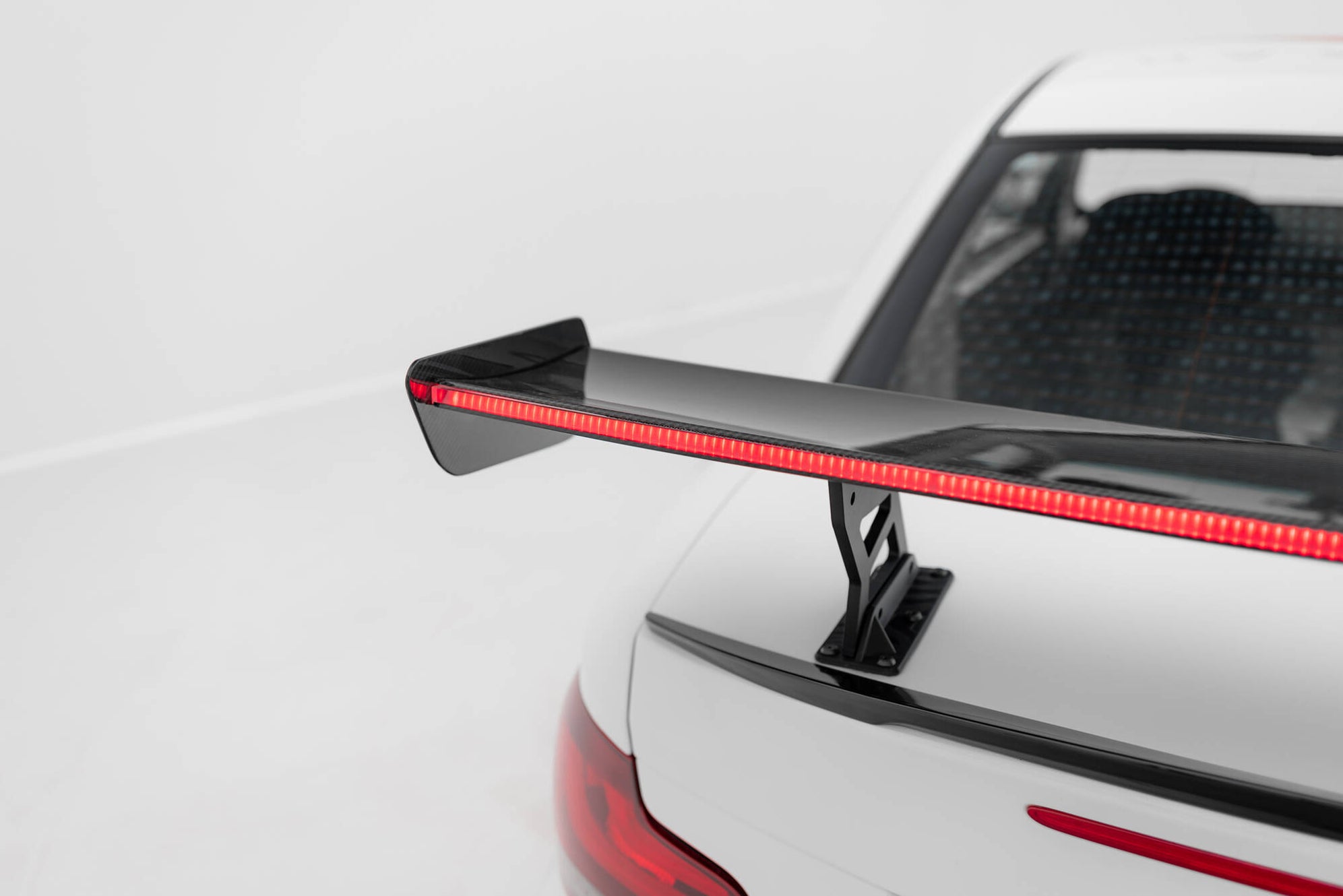 Maxton Design Carbon Spoiler With Internal Brackets Uprights V.2 + LED ...