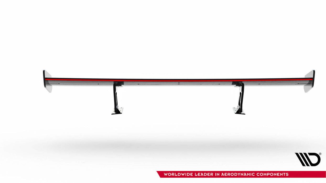 Maxton Design Carbon Spoiler With Internal Brackets Uprights V.2 + LED BMW 1 M E82