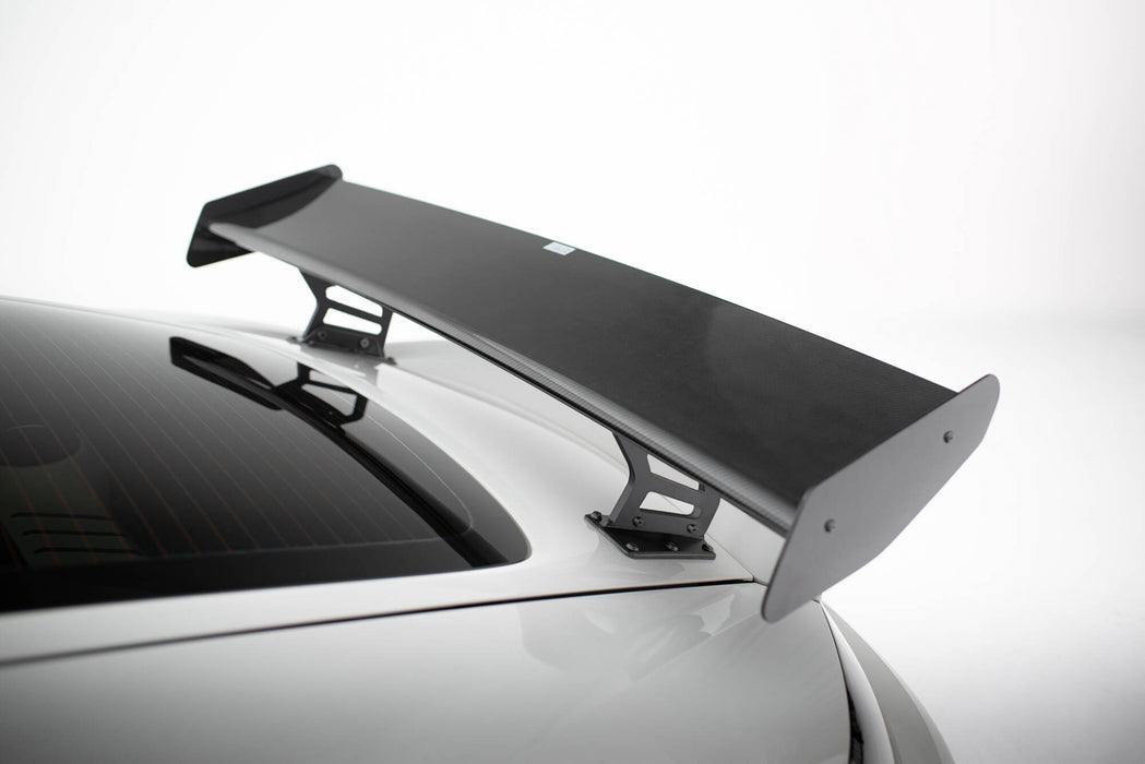 Maxton Design Carbon Spoiler With Internal Brackets Uprights V.2 + LED Porsche 718 Cayman 982c