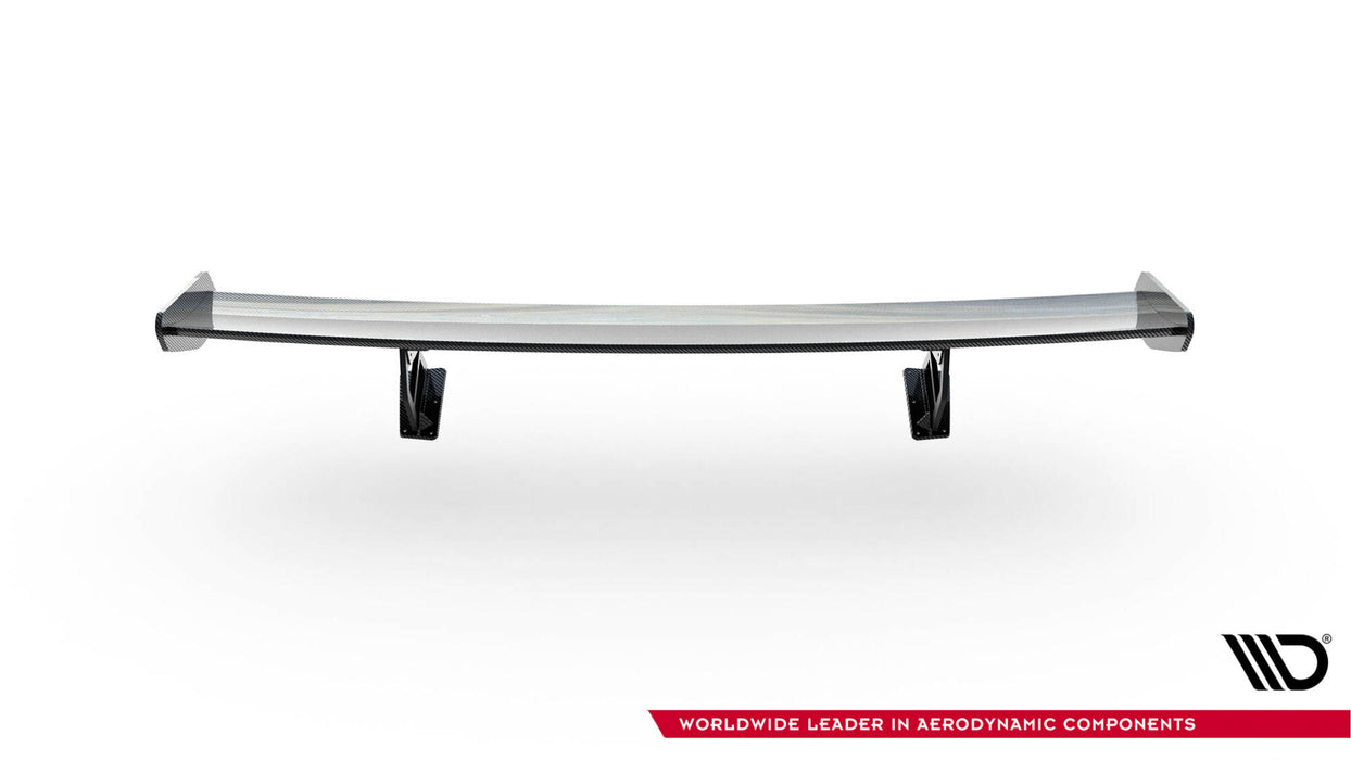 Maxton Design Carbon Spoiler With Internal Brackets Uprights V.2 Porsche 718 Cayman 982c